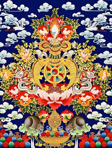 Auspicious Symbols in Tibetan Buddhism and Their Influence on Zen Blessing