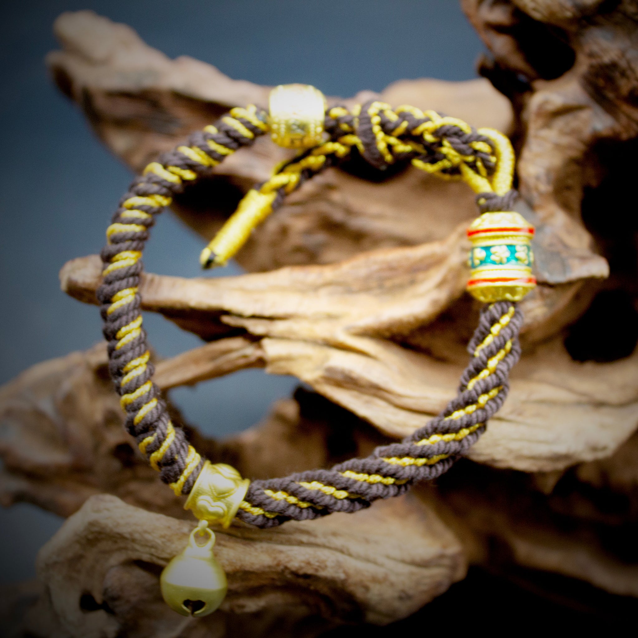 Tibetan Six-Word Mantra Hand-Woven Bracelet