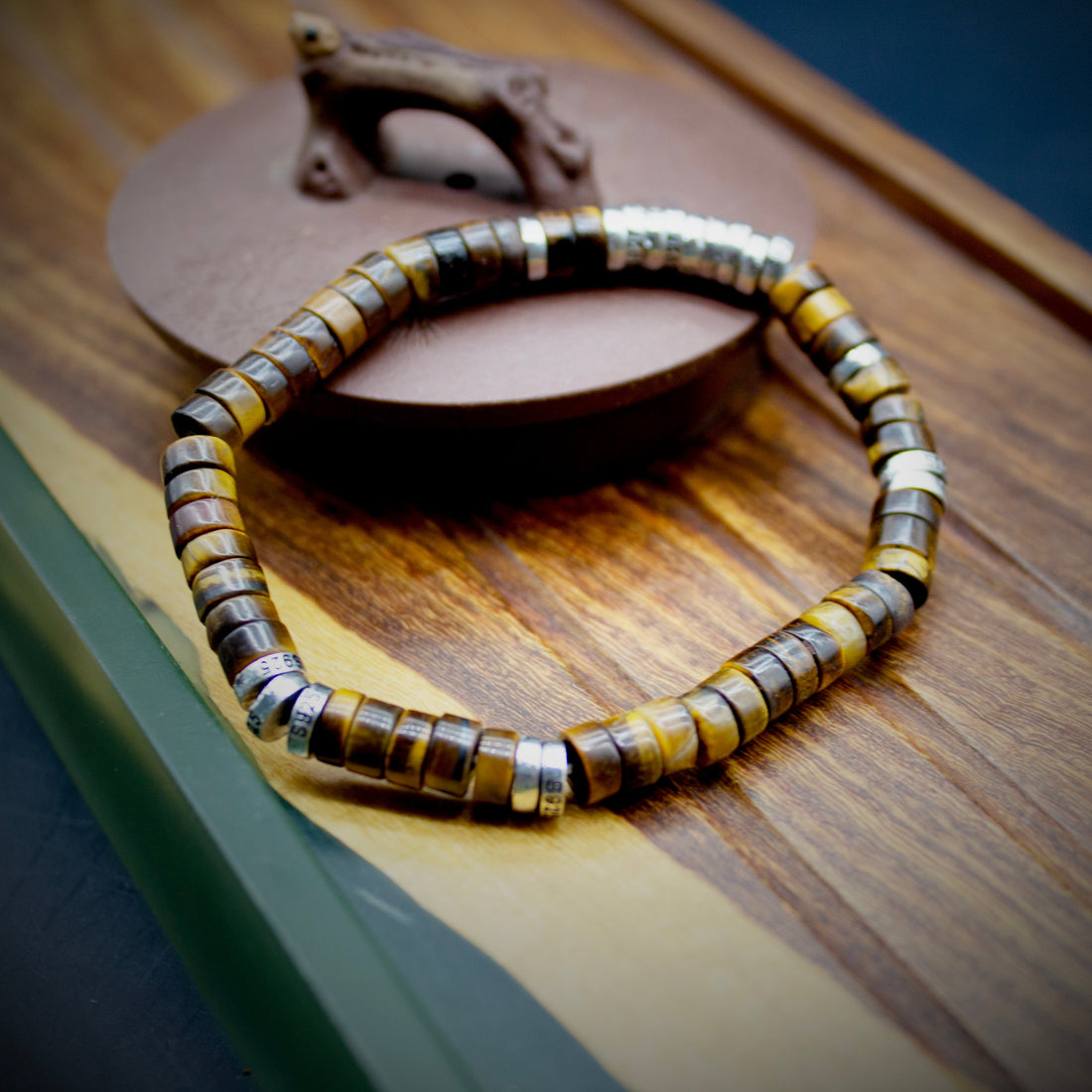 Matuna - Natural Tiger Eye Stone Bracelet