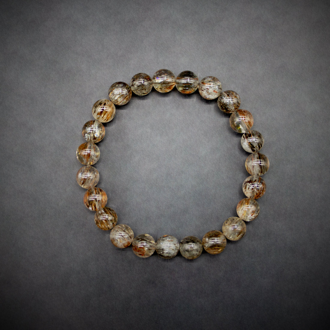 Natural Black Gold Super Seven Bracelet