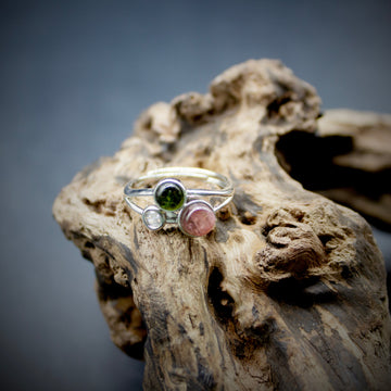 Natural Green Tourmaline Ring