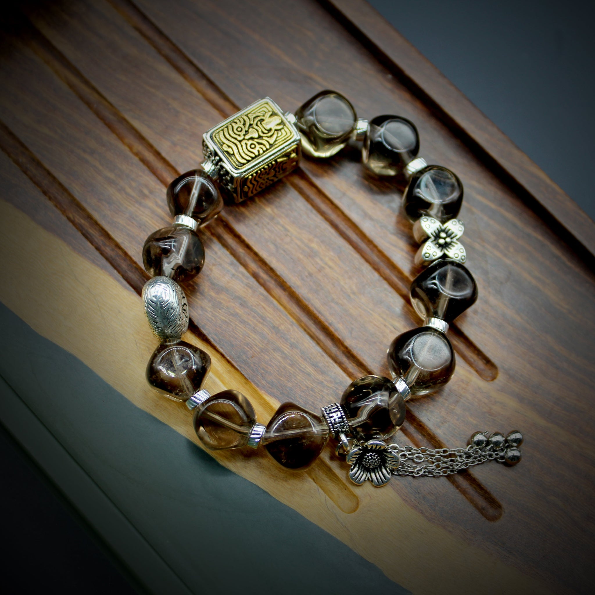 Mystic Himalaya Smoky Quartz Bracelet