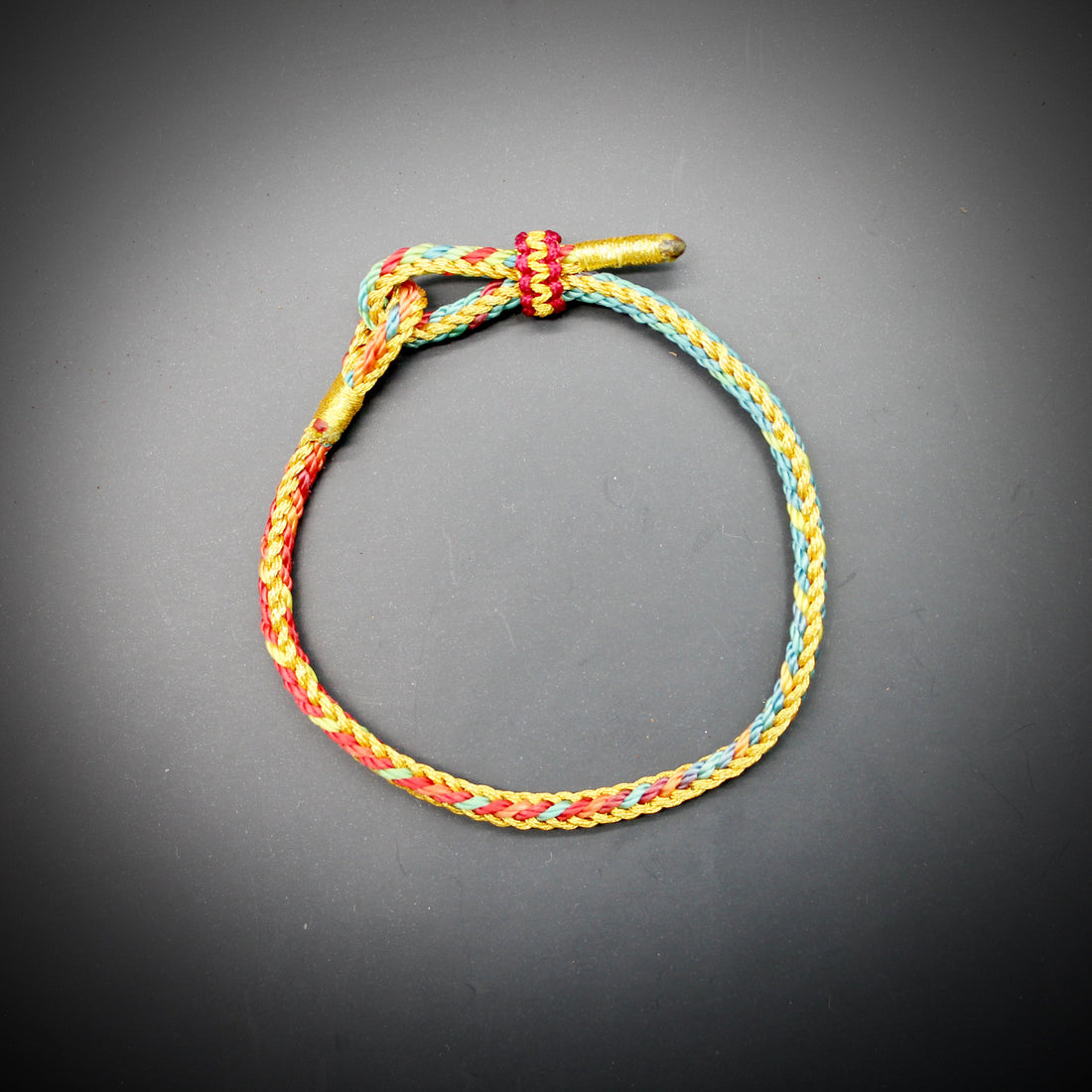 Colorful woven rope bracelet